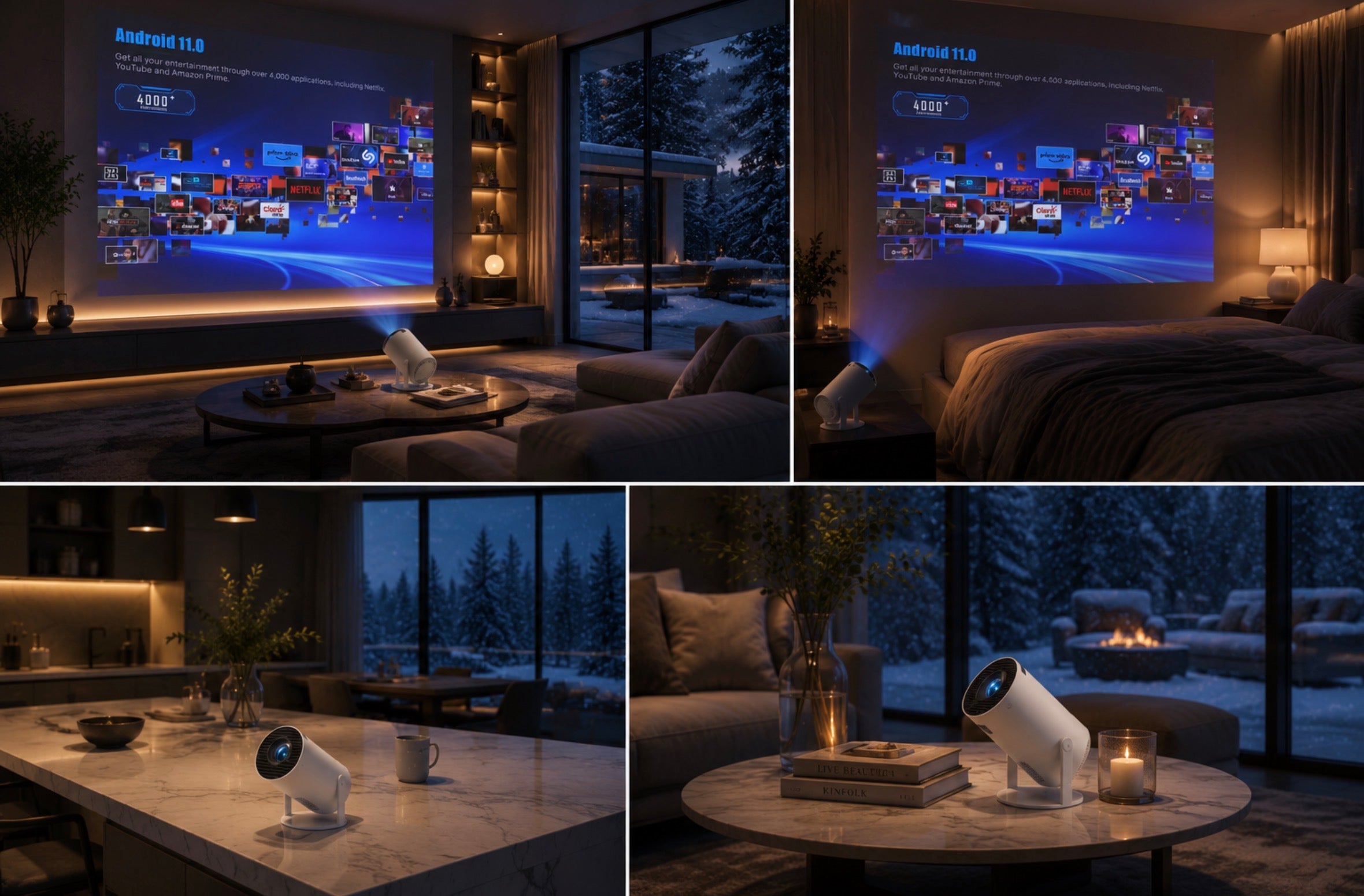 🎬 Mini Projecteur Portable – Le Cinéma Chez Vous, Partout