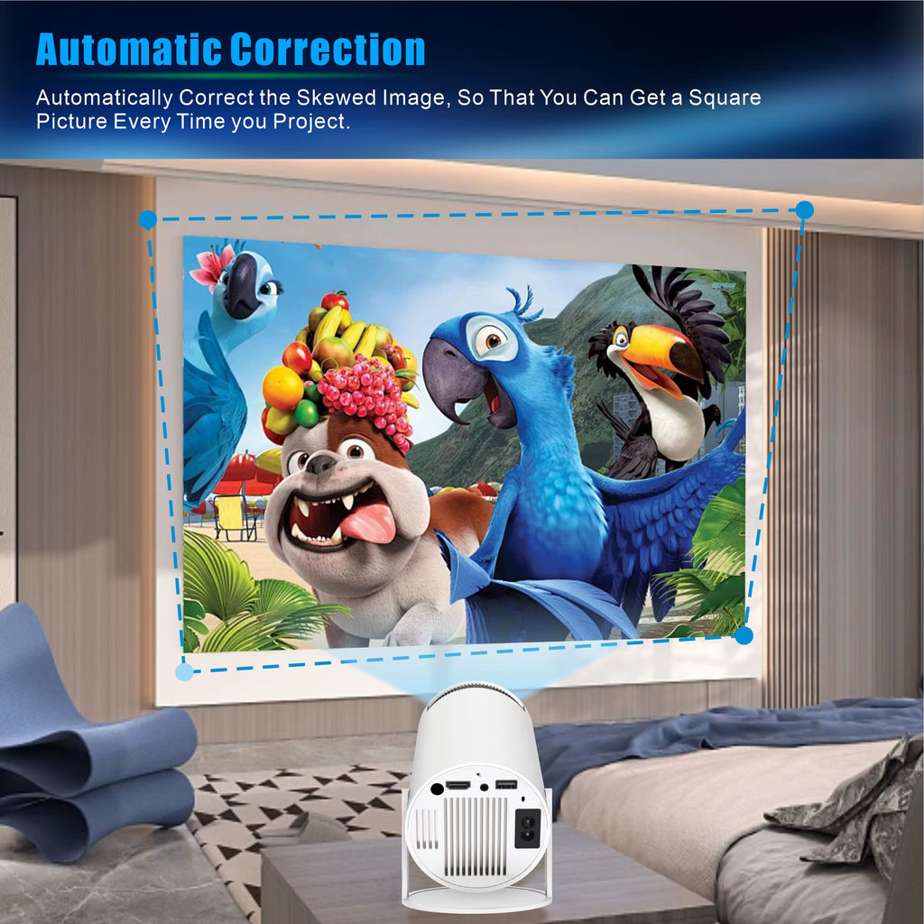 HY300 Pro Android 11 Wifi Outdoor 4K Cheap Mini Projector 4K TV Projector 4K Home Theater Video Projecteur Portable Projector